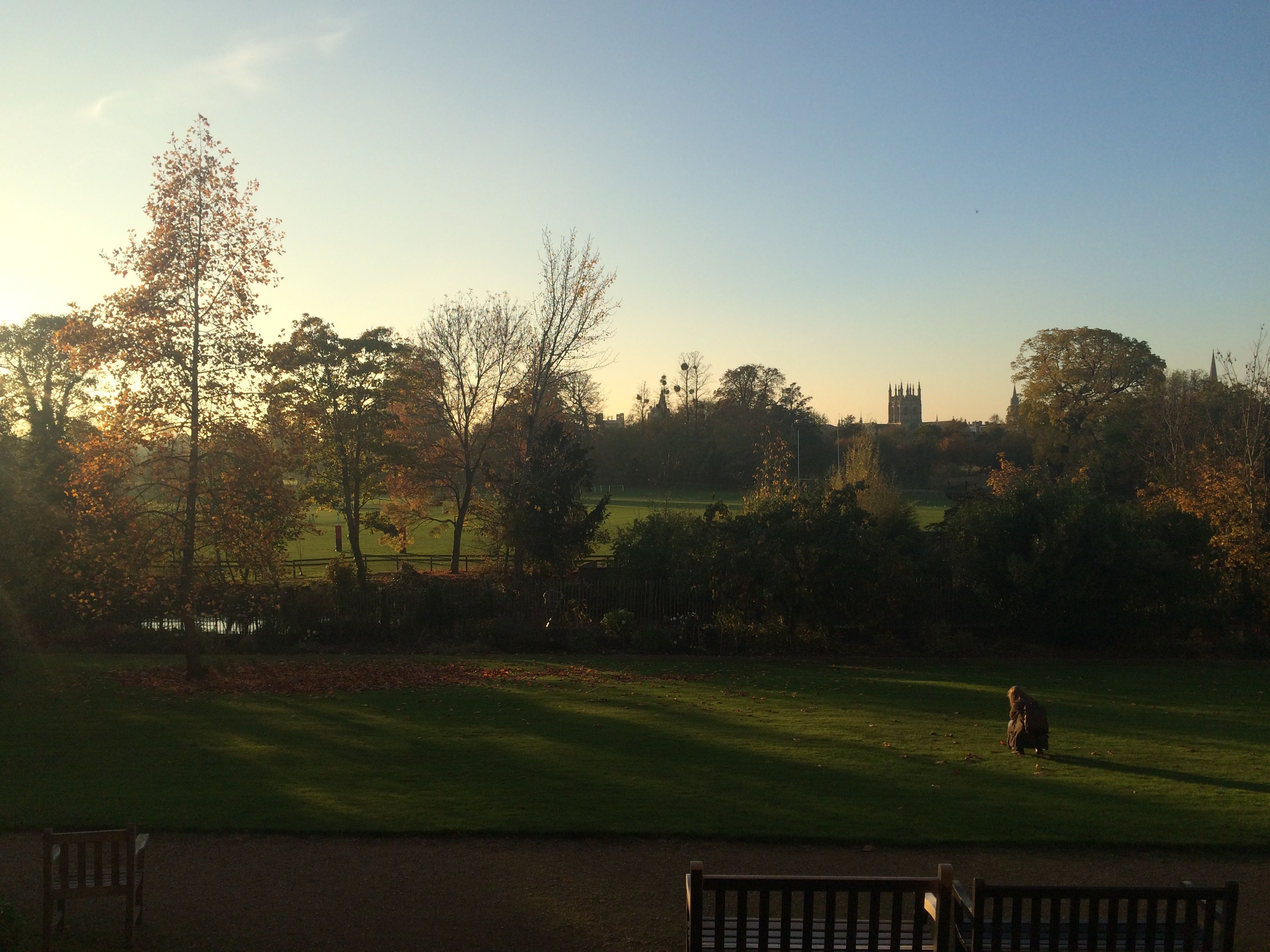 Christ Church in autumn sunlight