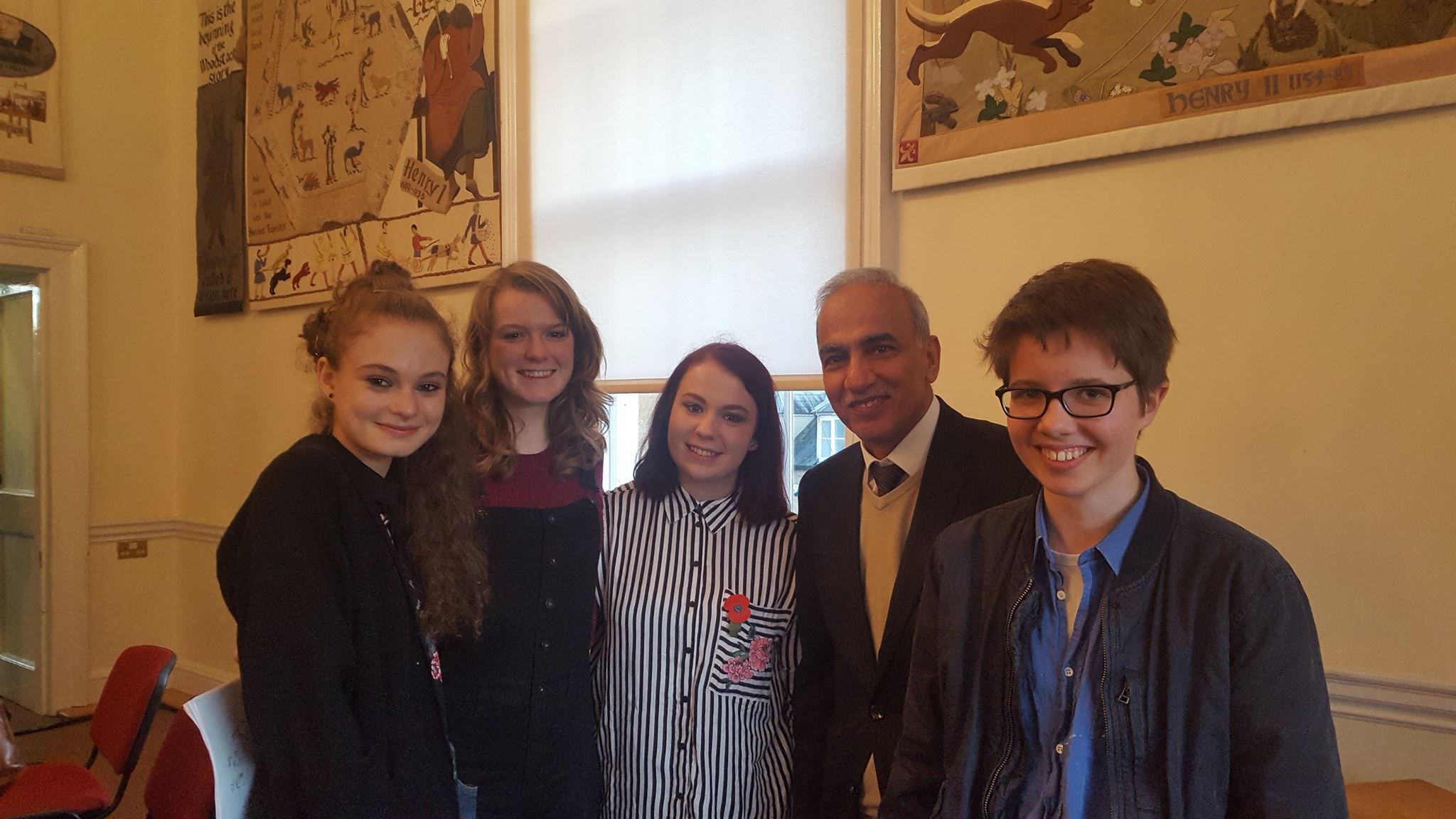 Adnan with young poets